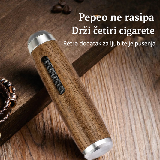 Mini prijenosna pepeljara za auto s poklopcem protiv rasipanja pepela