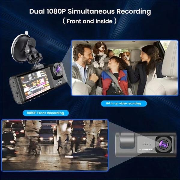 RoadGuard 1080P Dual Dash Camera